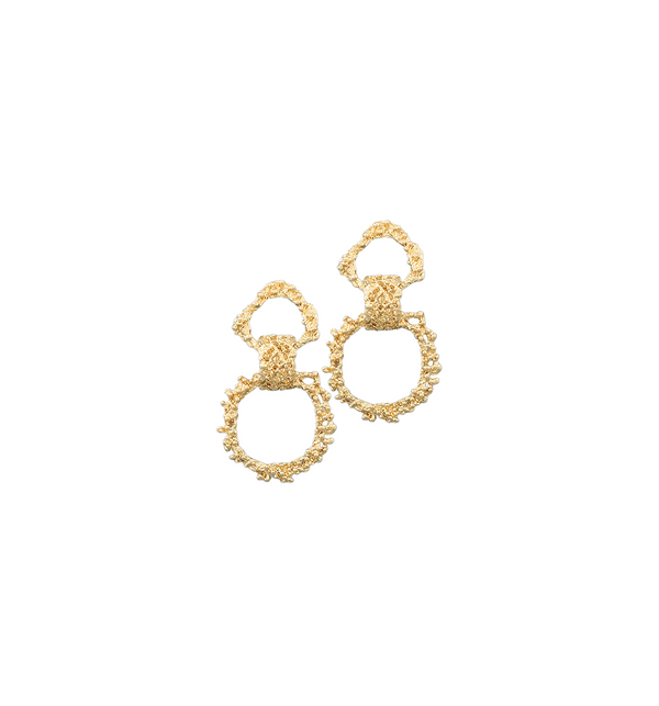 BISHOP BOUTIQUE Chunky Circle Link Earrings