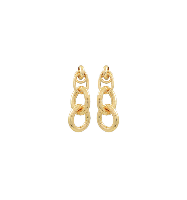 BISHOP BOUTIQUE Omega Chain Link Earrings