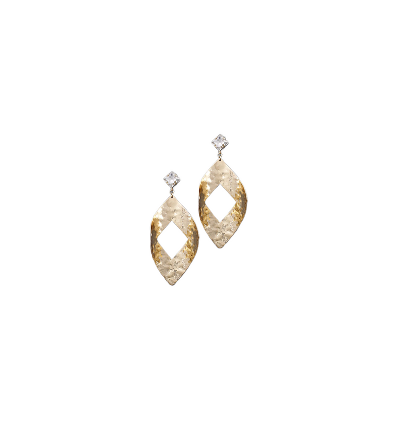 BISHOP BOUTIQUE Curved Rhombus Earrings