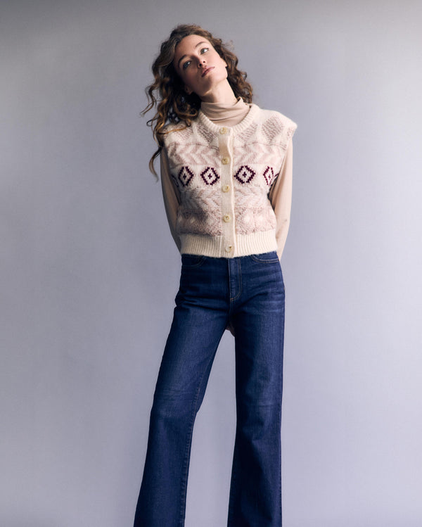 LE JEAN Fair Isle Vest