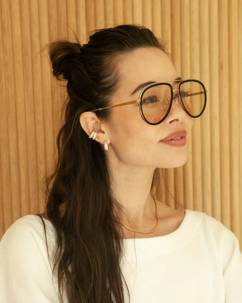 Jurate LA Chantel Pave Hoop Earrings