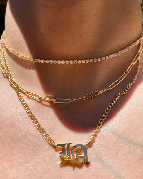 Jurate LA 90's Baby Tennis Necklace