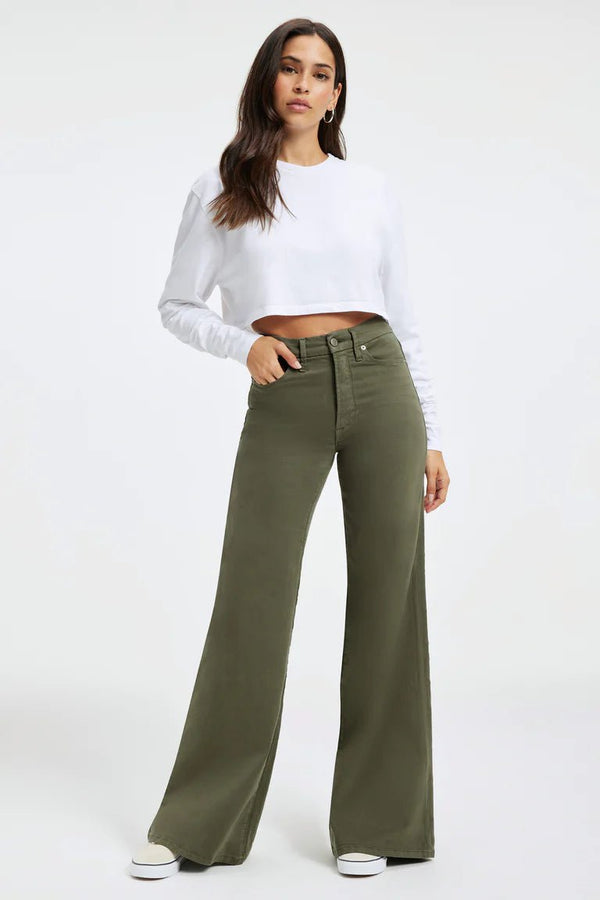Good American Good Waist Palazzo