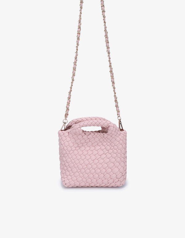 REMI/REID EVERLEIGH WOVEN EVERLEIGH WOVEN MINI TOTE PINK