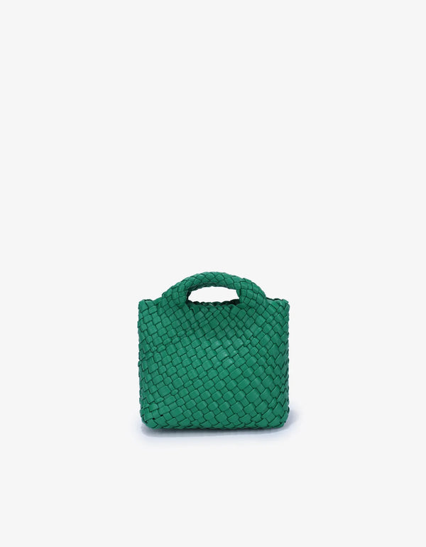 REMI/REID EVERLEIGH WOVEN MINI TOTE GREEN
