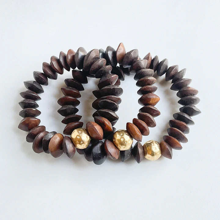 Virtue Heishi Bone Bracelets