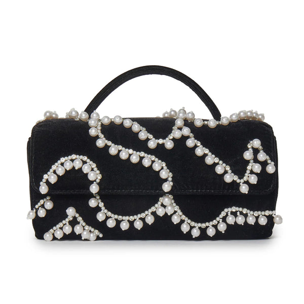 Lele Sadoughi JET PEARL MINI TABITHA TOP HANDLE BAG