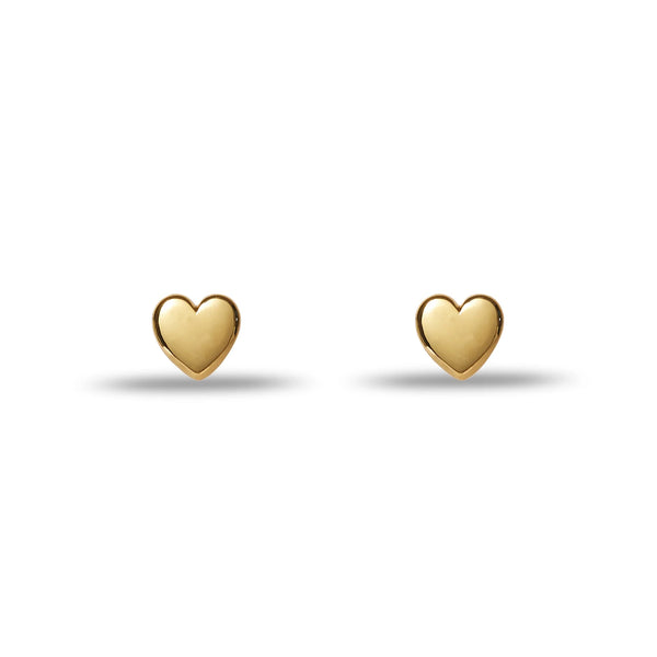 Lele Sadoughi MINI HEART STUD EARRINGS