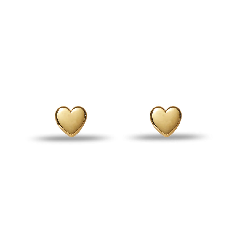 Lele Sadoughi MINI HEART STUD EARRINGS