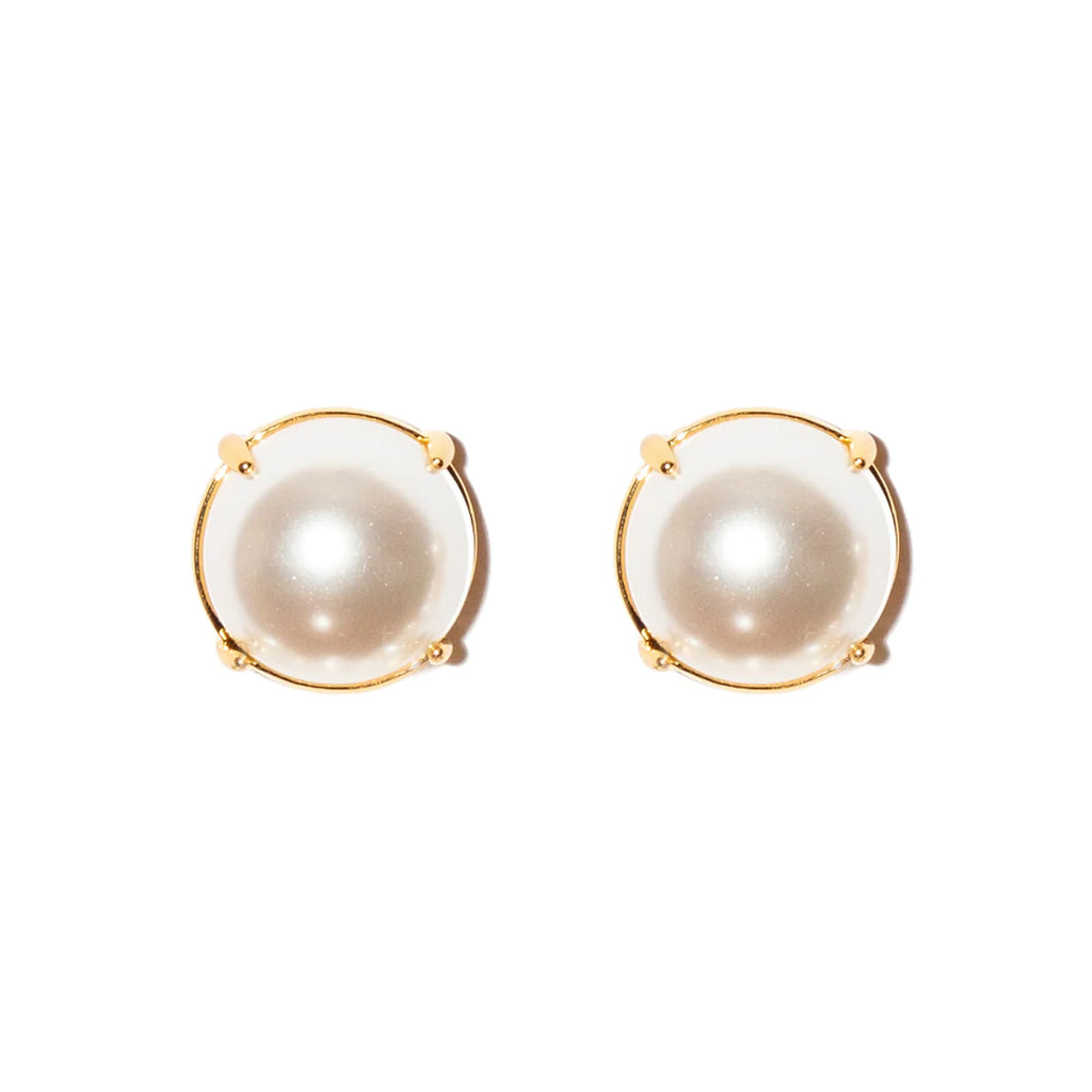 Lele sadoughi 2025 pearl hoops