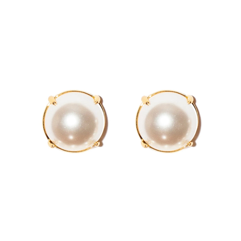 Lele Sadoughi ASHFORD PEARL STUD EARRINGS