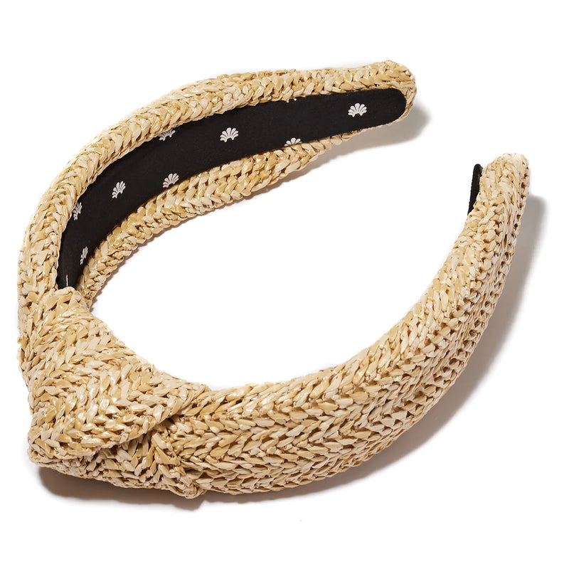 Lele Sadoughi Raffia Knotted Headband