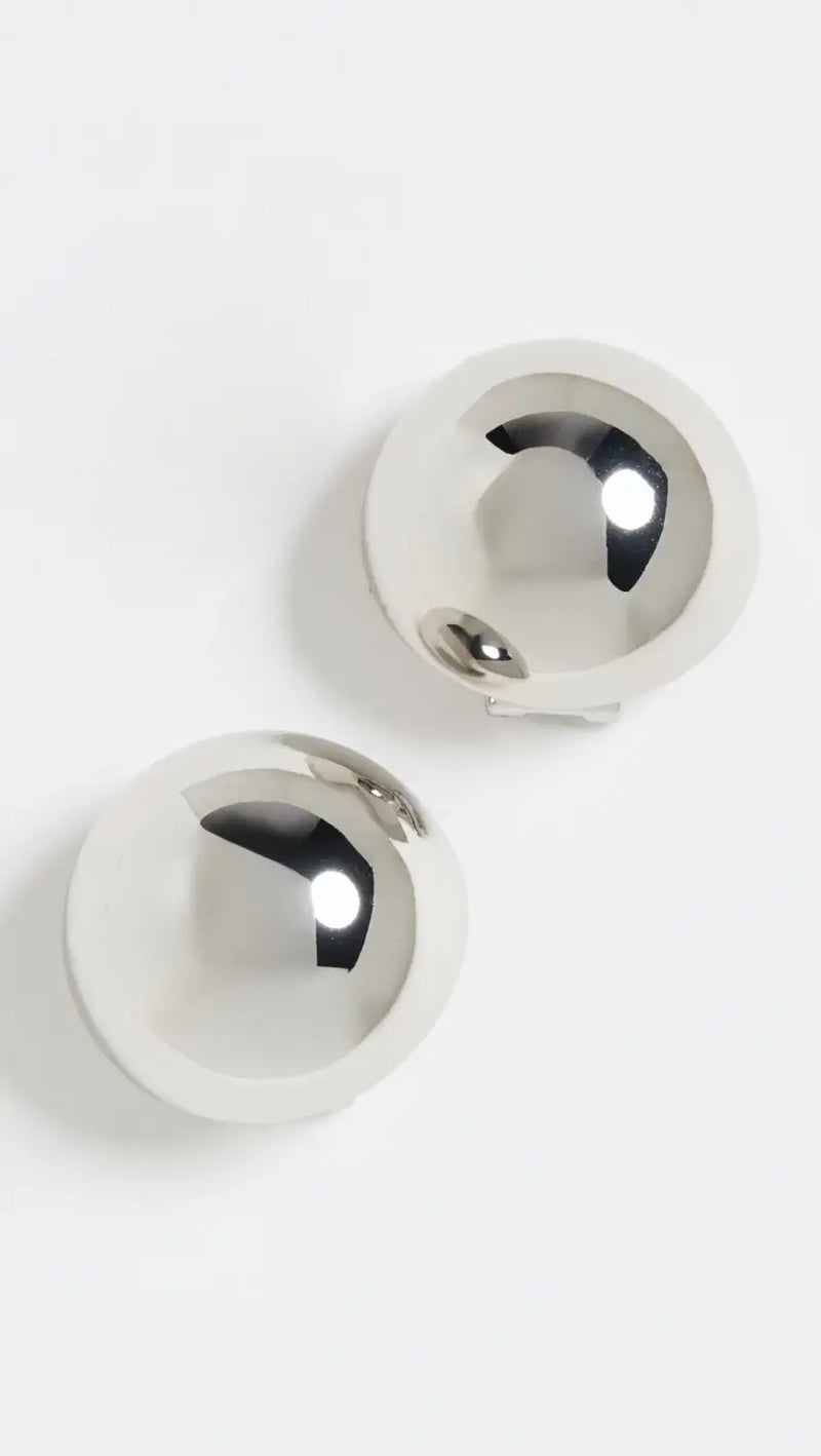 Lele Sadoughi Dome Button Earring