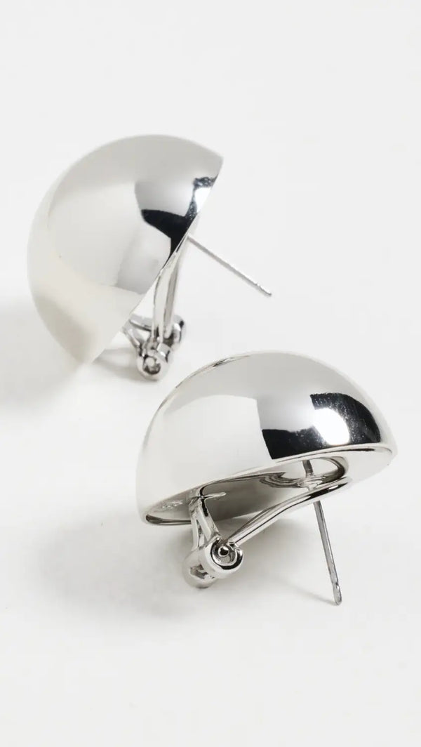 Lele Sadoughi Dome Button Earring