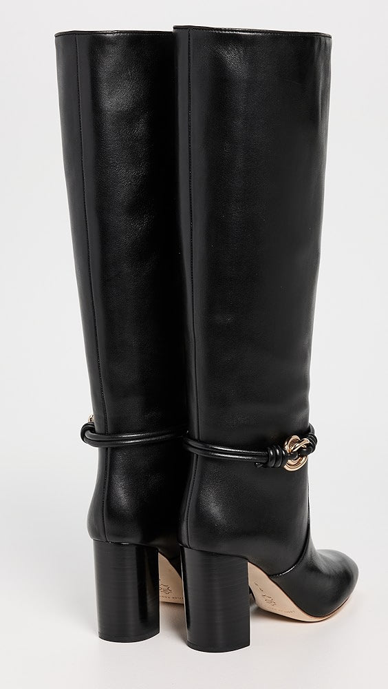 Loeffler Randall Goldy Black with Gold Hardware