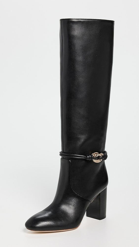 Loeffler Randall Goldy Black with Gold Hardware
