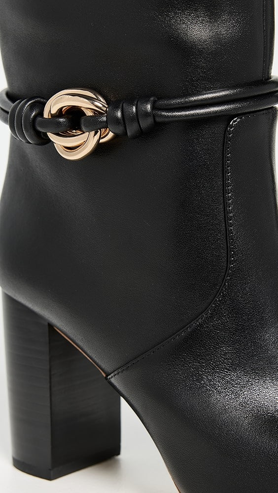 Loeffler Randall Goldy Black with Gold Hardware