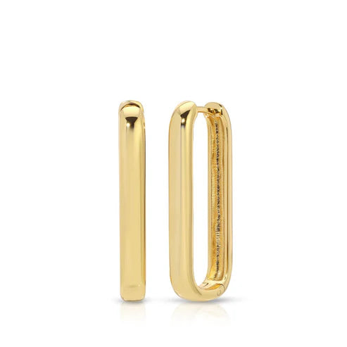 Jurate LA Jemma Chain Link Hoop Earrings