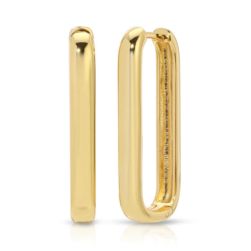 Jurate LA Beatrix 3 in 1 Chain Link Hoop Earring Set