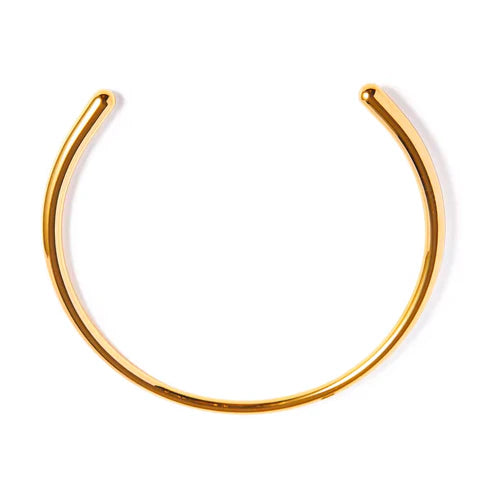 Jurate LA Gwen Gold Cuff Necklace