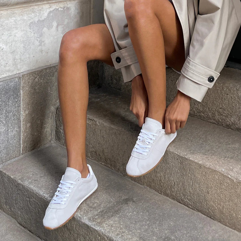 Dolce Vita Serina Sneakers Ivory Suede