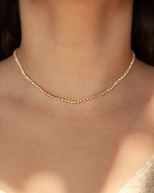 Jurate LA 90's Baby Tennis Necklace