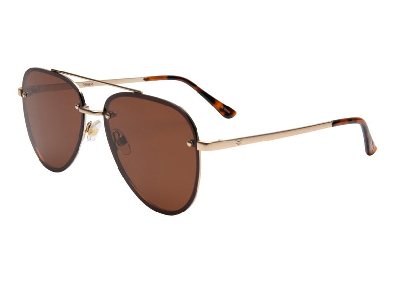 ISEA River GOLD / BROWN POLARIZED LENS