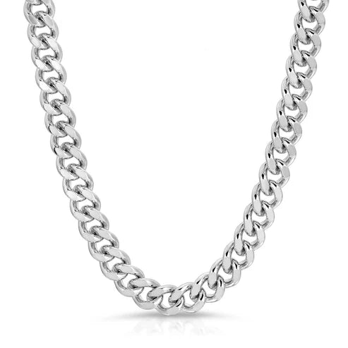 Jurate LA Spice White Gold Chain Necklace