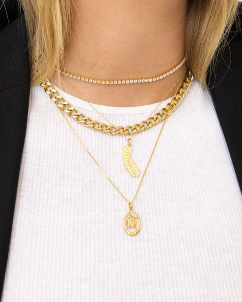 Jurate LA 90's Baby Tennis Necklace