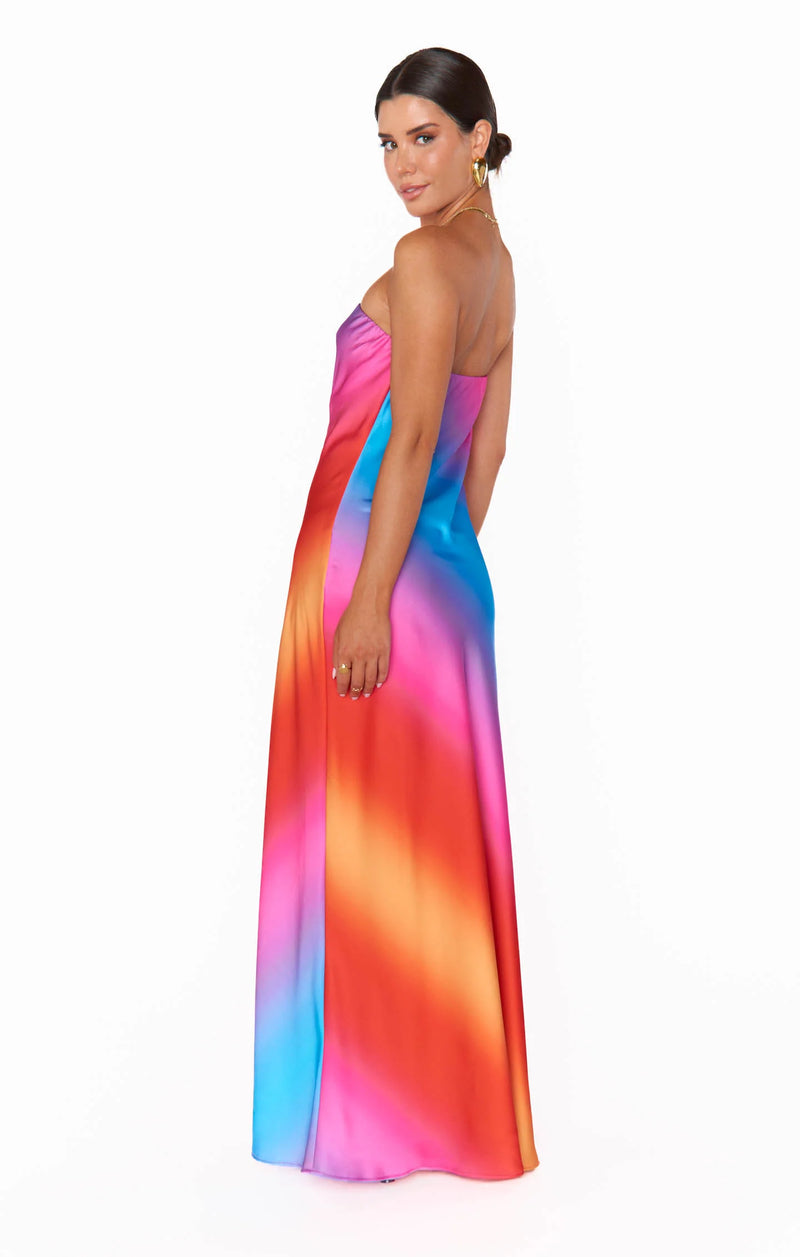 SHOW ME YOUR MUMU Taylor Tube Dress Sunset Ombre