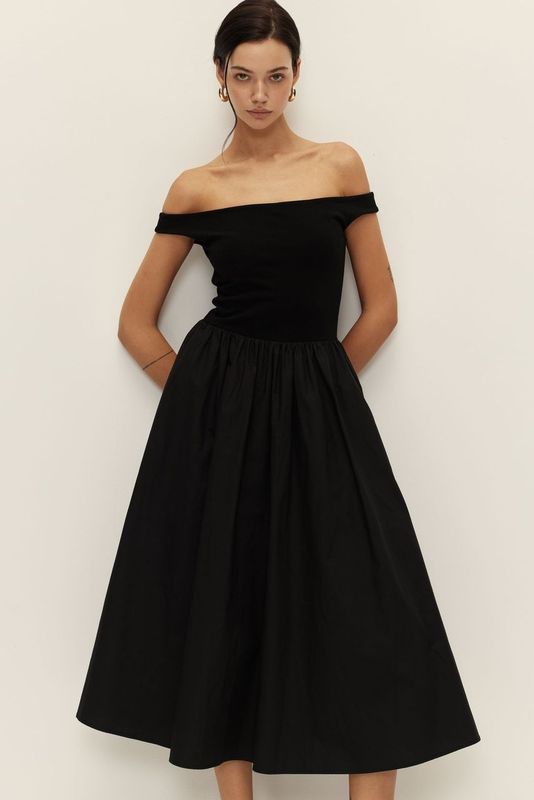 Elodie Vera Off Shoulder Dress