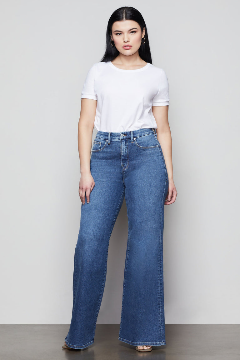 Good American Good Waist Palazzo