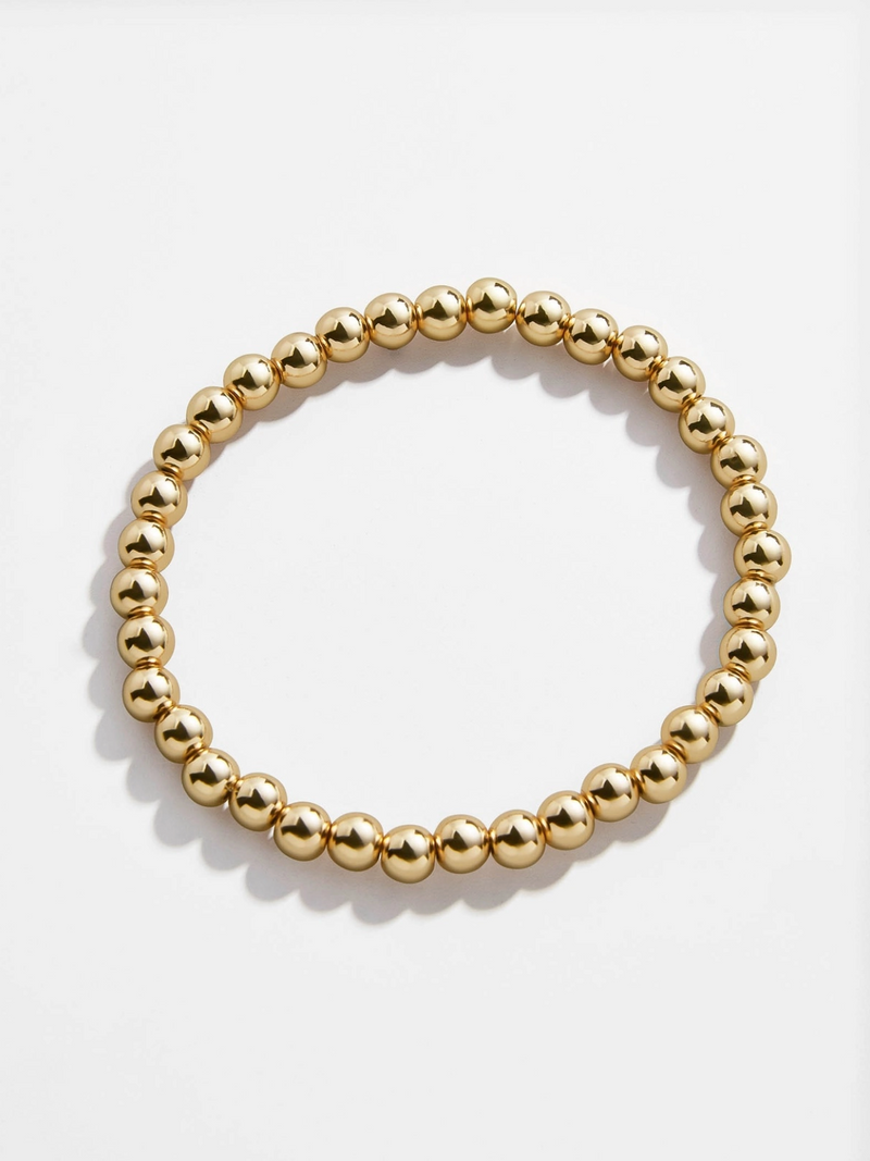 8MM Gold Ball Bracelet