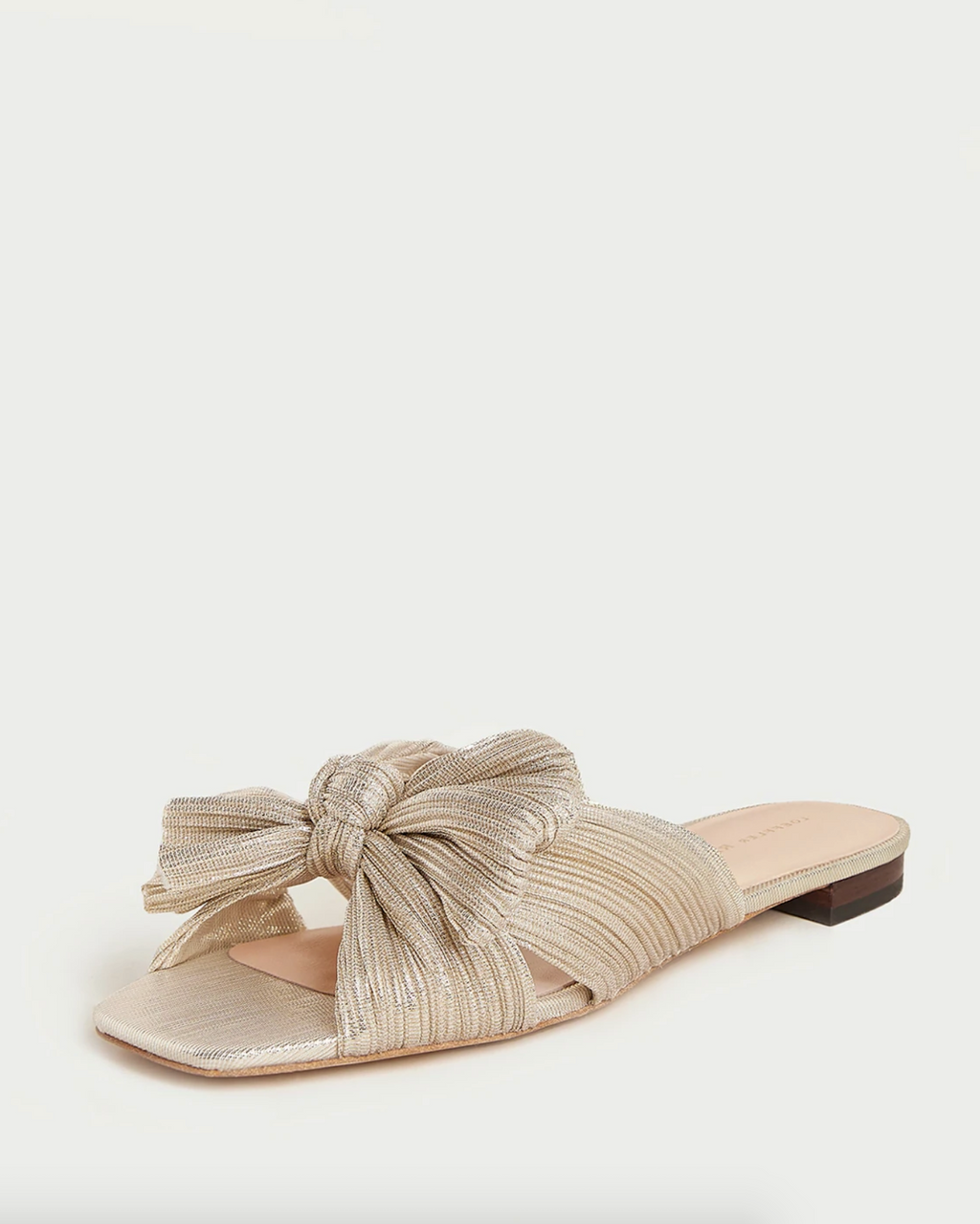 Loeffler randall daphne online knot flat sandal gold